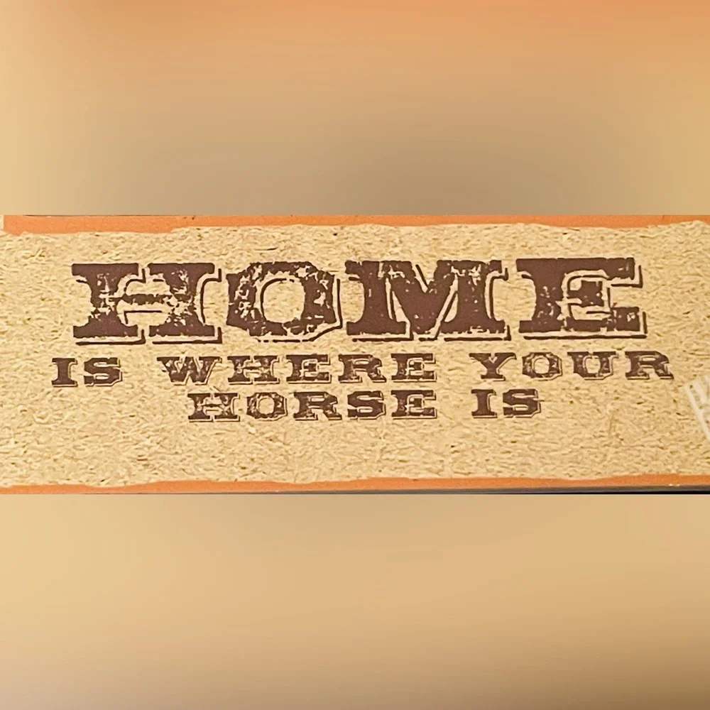 Big Sky Carvers Home Is Where Your Horse Is 4x6 Picture Frame Rustic Western